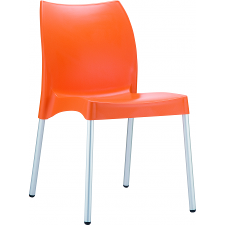 Siesta Vita 4-poots stoel oranje