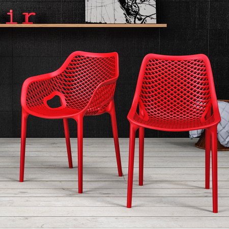 Siesta Air XL topdesign buitenstoel, rood