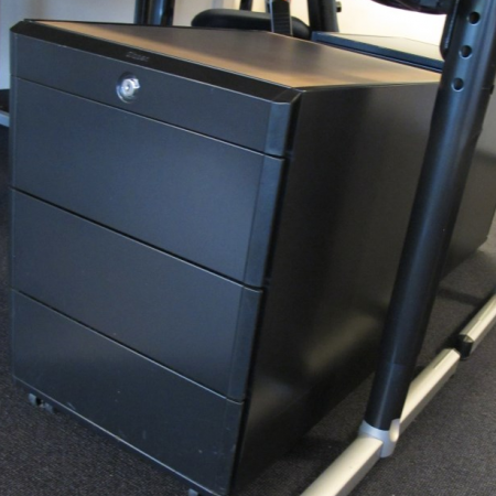 Gispen Octa ladeblok 80 cm diep zwart Gispen Octa ladeblok 80 cm diep zwart