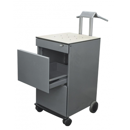 Ahrend trolley zilvergrijs Ahrend trolley zilvergrijs