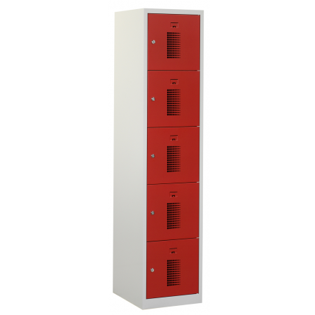 Ceha locker met perfodeuren NHT 180-1.5 180 cm hoog 40 cm breed