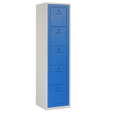 Ceha schoollocker JGR 40-1.5 195 cm hoog lichtgrijs