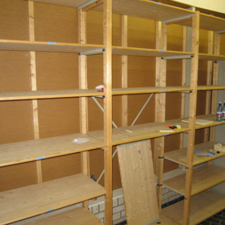 Bruynzeel legbordstelling 250 cm hoog Bruynzeel legbordstelling 250 cm hoog
