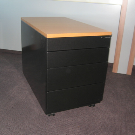 Ahrend ladeblok 80 cm diep kleur antraciet Ahrend ladeblok 80 cm diep kleur antraciet