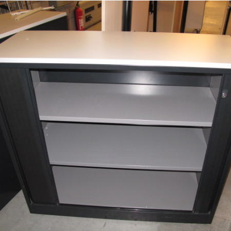 Ahrend roldeurkast 110 cm hoog zwart Ahrend roldeurkast 110 cm hoog zwart