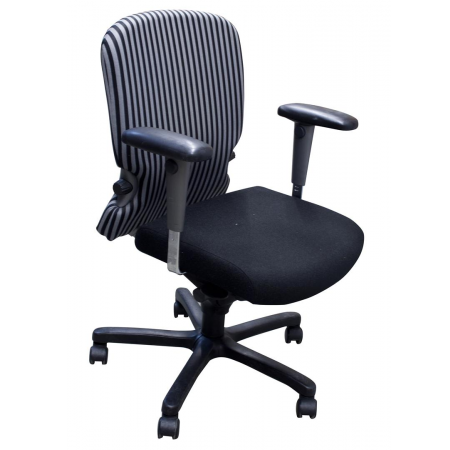 Comforto 77 bureaustoel zwart/wit Comforto 77 bureaustoel zwart/wit