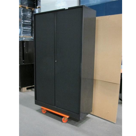 Ahrend roldeurkast 195 cm hoog zwart Ahrend roldeurkast 195 cm hoog zwart