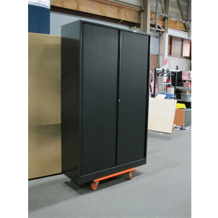 Ahrend roldeurkast 195 cm hoog zwart Ahrend roldeurkast 195 cm hoog zwart