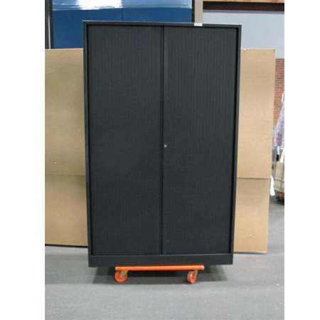 Ahrend roldeurkast 195 cm hoog zwart Ahrend roldeurkast 195 cm hoog zwart