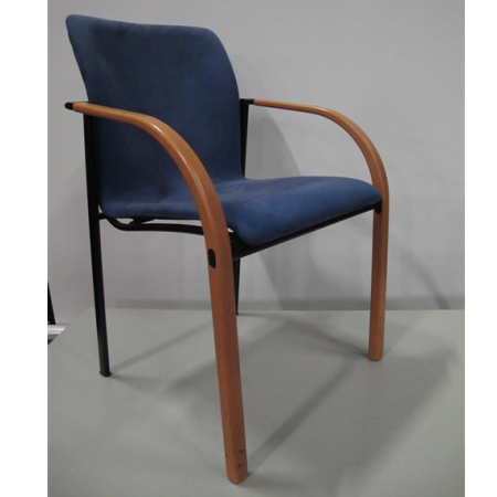 Kembo Kion bezoekersstoel blauw Kembo Kion bezoekersstoel blauw