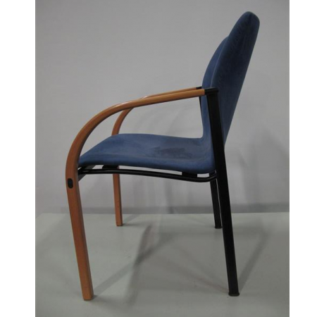 Kembo Kion bezoekersstoel blauw Kembo Kion bezoekersstoel blauw