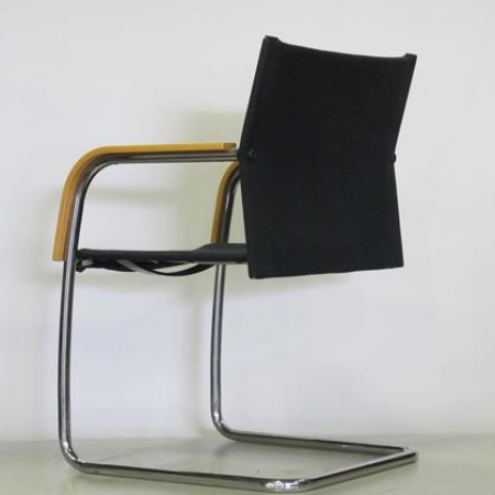 Vitra AC 3 sledestoel zwart Vitra AC 3 sledestoel zwart