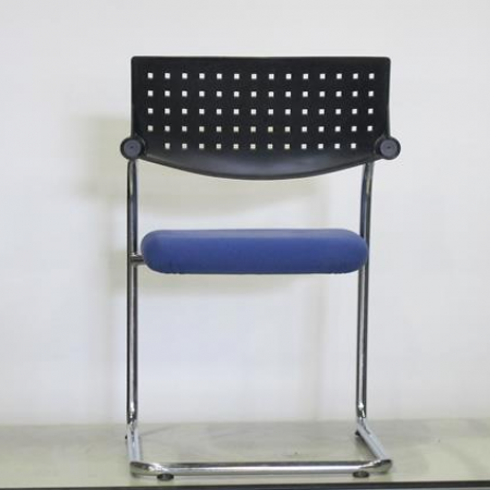 Vitra Visavis sledestoel blauw Vitra Visavis sledestoel blauw