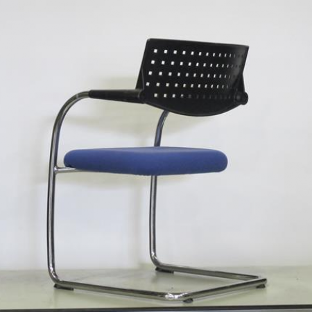 Vitra Visavis sledestoel blauw Vitra Visavis sledestoel blauw