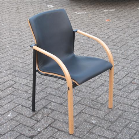 Kembo Kion bezoekersstoel zwart Kembo Kion bezoekersstoel zwart