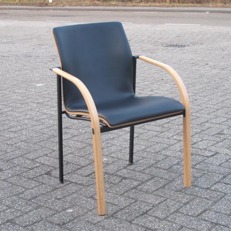Kembo Kion bezoekersstoel zwart Kembo Kion bezoekersstoel zwart