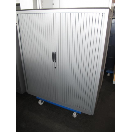 Aspa roldeurkast 135 cm hoog zilvergrijs Aspa roldeurkast 135 cm hoog zilvergrijs