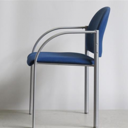 Exsta S033 vergaderstoel blauw Exsta S033 vergaderstoel blauw