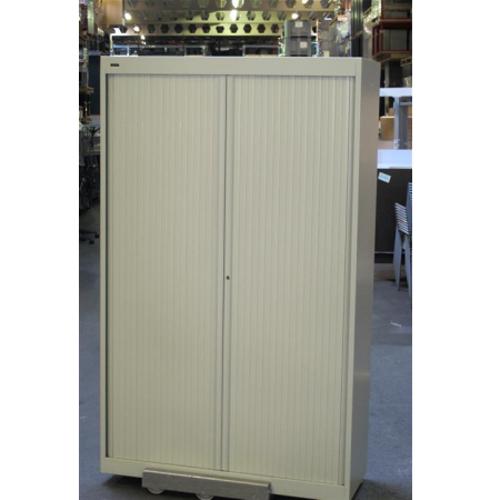 Emmein roldeurkast 195 cm hoog lichtgrijs Emmein roldeurkast 195 cm hoog lichtgrijs