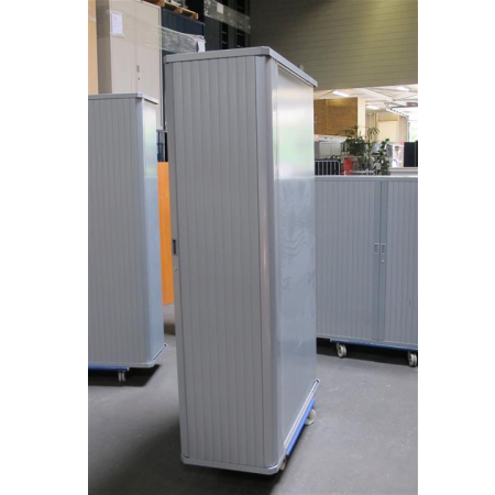 Gispen Octa roldeurkast 195 cm hoog zilvergrijs Gispen Octa roldeurkast 195 cm hoog zilvergrijs
