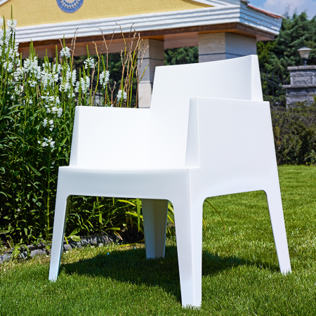 genade Oppervlakte Maxim Siesta Box terrasstoel wit, zwart en antraciet