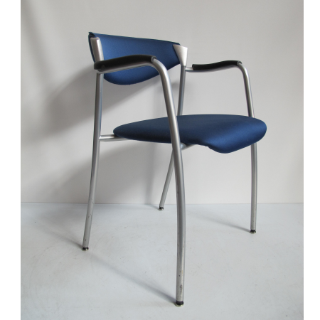 Exsta S059 bezoekersstoel blauw Exsta S059 bezoekersstoel blauw
