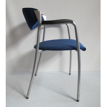 Exsta S059 bezoekersstoel blauw Exsta S059 bezoekersstoel blauw
