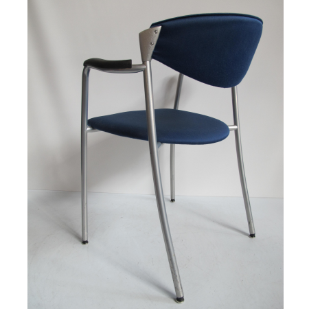 Exsta S059 bezoekersstoel blauw Exsta S059 bezoekersstoel blauw