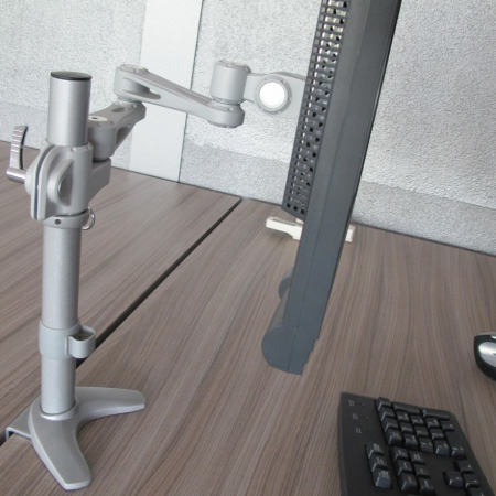 Newstar monitorarm zilvergrijs Newstar monitorarm zilvergrijs