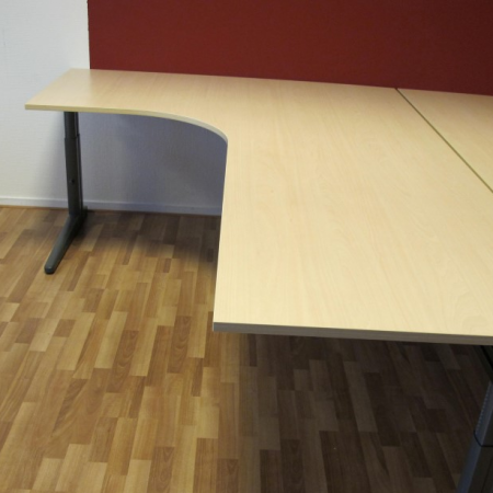 Ahrend Essa hoekbureau 240 x 160 cm Ahrend Essa hoekbureau 240 x 160 cm