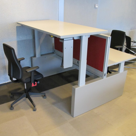 Kwadrant zit-sta bureau 160 x 80 cm Kwadrant zit-sta bureau 160 x 80 cm