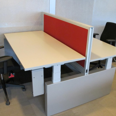 Kwadrant zit-sta bureau 160 x 80 cm Kwadrant zit-sta bureau 160 x 80 cm