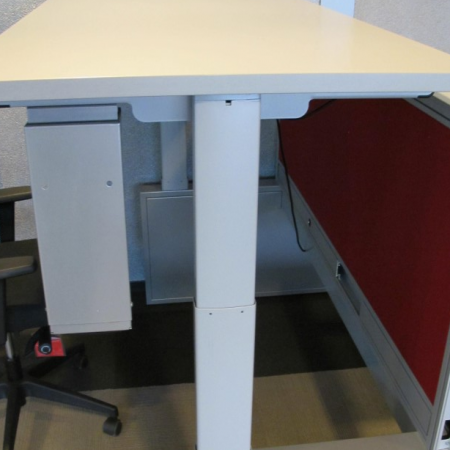 Kwadrant zit-sta bureau 160 x 80 cm Kwadrant zit-sta bureau 160 x 80 cm