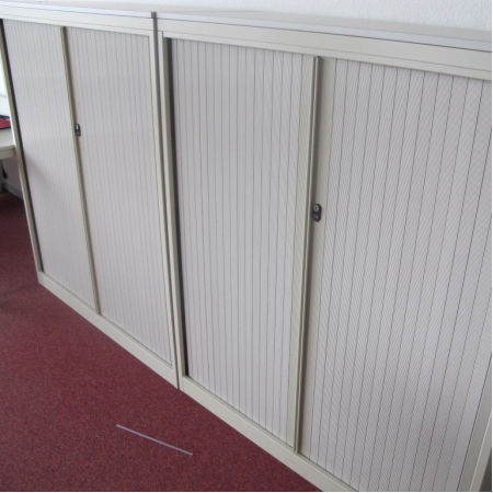 Drentea roldeurkast 135 cm hoog parelmoer Drentea roldeurkast 135 cm hoog parelmoer