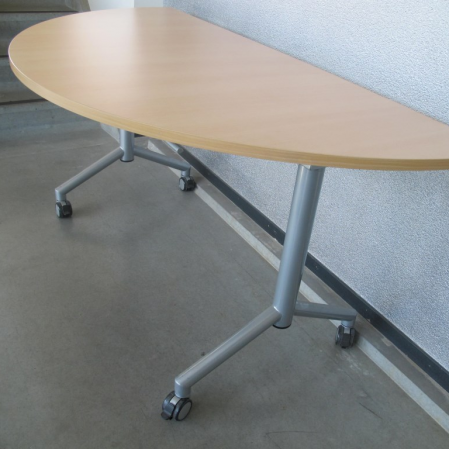 Kwadrant klaptafel halfrond 160 x 80 cm Kwadrant klaptafel halfrond 160 x 80 cm