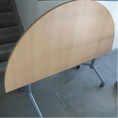 Kwadrant klaptafel halfrond 160 x 80 cm Kwadrant klaptafel halfrond 160 x 80 cm