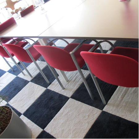 Exsta S033 vergaderstoel rood Exsta S033 vergaderstoel rood