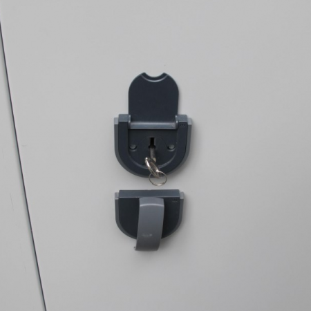 Polifer brandvertragende kast 195 cm hoog lichtgrijs Polifer brandvertragende kast 195 cm hoog lichtgrijs