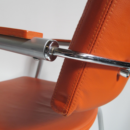 Lande Cole design stoel leder Lande Cole design stoel leder