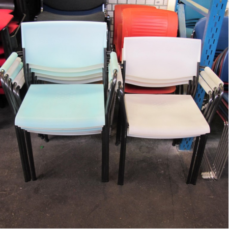 Ahrend 460 stapelstoel wit Ahrend 460 stapelstoel wit