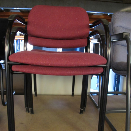 Lande 4-poots stoel, rood Lande 4-poots stoel, rood