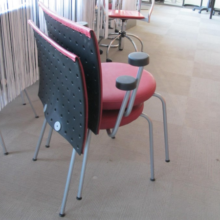Thonet design stoel skai Thonet design stoel skai