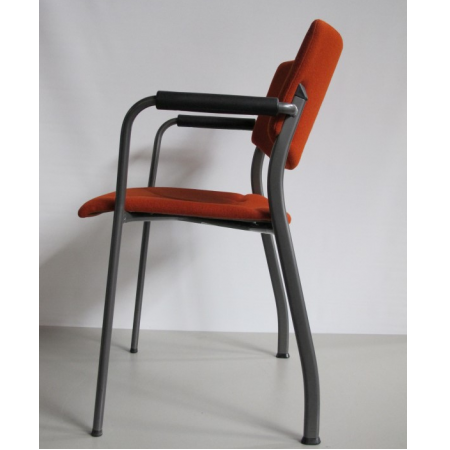 Ahrend 460 4-poots stoel gestoffeerd Ahrend 460 4-poots stoel gestoffeerd