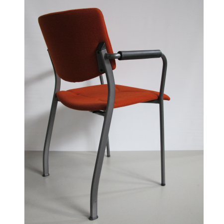 Ahrend 460 4-poots stoel gestoffeerd Ahrend 460 4-poots stoel gestoffeerd