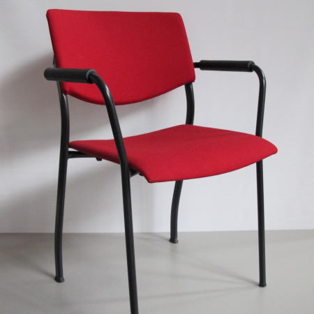 Ahrend 460 4-poots stoel nieuw gestoffeerd Ahrend 460 4-poots stoel nieuw gestoffeerd