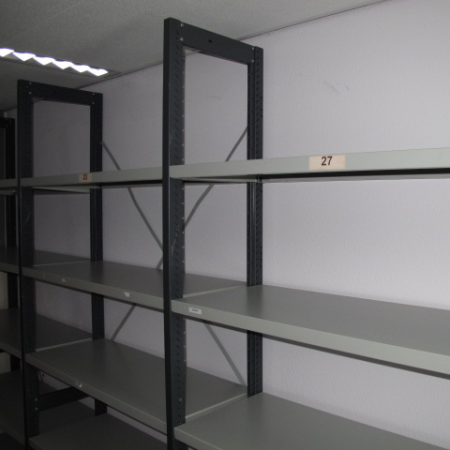 Bruynzeel stalen stellingkast 12 meter Bruynzeel stalen stellingkast 12 meter