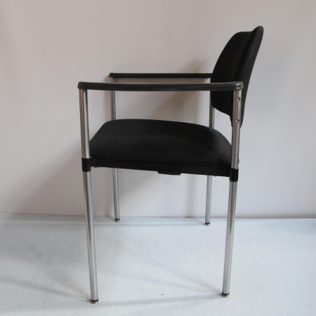 VanderSluis 4-poots stoel, zwart VanderSluis 4-poots stoel, zwart