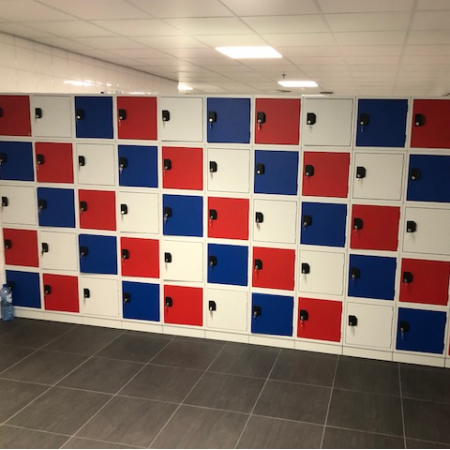 Ceha lockermuur op maat, nieuw Ceha lockermuur op maat, nieuw