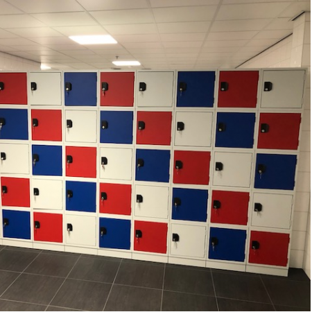 Ceha lockermuur op maat, nieuw Ceha lockermuur op maat, nieuw