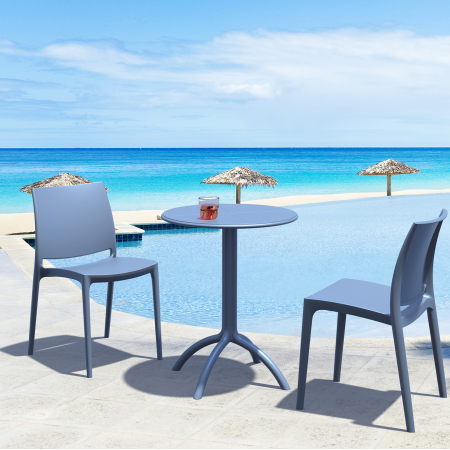 Siesta Maya 4-poots stoel antraciet Siesta Maya 4-poots stoel antraciet